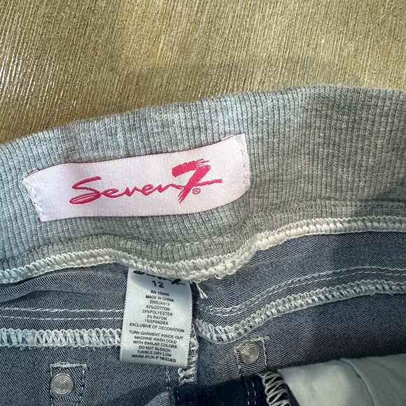 Girls size 12 Shorts 2-pack Gray Waistband NWOT - Picture 5 of 6